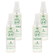 HUKUROU 福來朗 森寧PMD天然防蚊液, 美國CDC/EPA 唯一推薦, 含64%以上檸檬桉醇(PMD), 天然萃取, 80ml, 4瓶