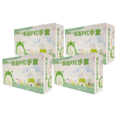 得意的人生 PVC手套 無粉, 大(L), 400個