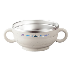 NATIONAL GEOGRAPHIC 國家地理 不銹鋼雙耳杯 適用洗碗機, 1個, 海洋款