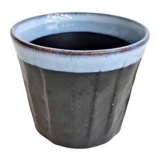 JUST HOME 日本製線條漸變陶瓷茶杯6件組, 藍色, 180ml, 1組