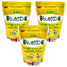 MIYOSHI 檸檬酸清潔粉, 330g, 日本生產, 3包