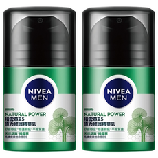 NIVEA 妮維雅 MEN 男士積雪草B5原力修護精華乳，舒緩穩定 修護瑕疵，平滑緊實, 50g, 2瓶