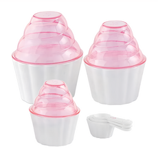 FOX RUN Bake造型量杯量匙9件套, PS塑料 PP塑料, 紅色, 1組