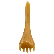 五爪頭療梳，琥珀 13.5 x 3.5CM, 55g, 1組