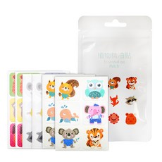 AHOYE 8hr植物精油長效防蚊貼片 36片, 1包, 14g