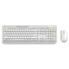 Microsoft 微軟 Wired 600 Desktop標準鍵盤滑鼠組 白色, 白色,, 1組