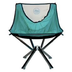 CLIQ 經典椅, 鋁合金/POLYESTER材質, 展開尺寸60cm*60cm*66cm, 湖水綠, 1個