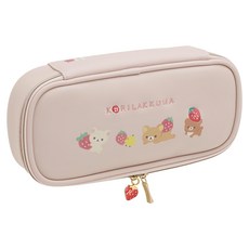 Rilakkuma 拉拉熊 蝴蝶結蕾絲筆袋, 粉色, 1組