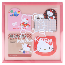sun-star Hello Kitty 50週年便利貼, 40張, 4種樣式, 桃色浪漫, 1本