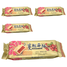 長松食品 蔓越莓酥 台灣好味 好口感 精心調製高品質, 175g, 4包