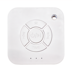 MeMO 攜帶型白噪音安撫除噪助眠儀 Q1, 音樂燈光睡眠機, 800mAh電池, 1W功率, 100g重, 白色, 1個