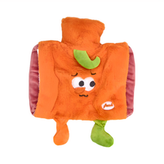 JAR 嚴選 ins 風卡通可愛保暖熱水袋 - 蔬菜橘 均碼, 1個