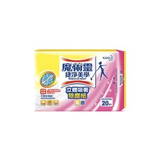 Kao 花王 Magiclean 魔術靈 捷淨美學立體吸著除塵紙 20張 x 4包, 超吸塵灰塵毛髮, 205 x 285mm