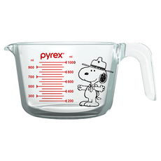 Corelle Brands 康寧餐具 Pyrex 單耳量杯, Snoopy, 1L, 1個