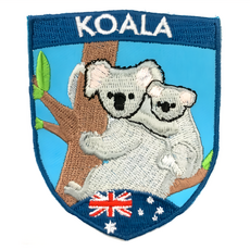 A-ONE 澳洲 無尾熊 地標造型刺繡 彩色, 1個