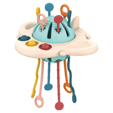 OhBabyLaugh 拉拉樂玩具套裝，ABS TPR塑料材質，適合0個月以上寶寶, 1盒, Colorful