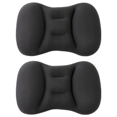 Market De Bon 可水洗麻藥枕頭 黑色, 53 x 33 x 10cm, 2個