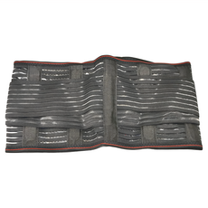 薄款透氣網眼護腰 五根鋼板支撐護腰 黑色, 1個