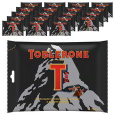 TOBLERONE 瑞士三角迷你黑巧克力 分享包, 200g, 20包