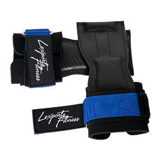 Lexports Fitness 勵動風潮 專業重訓健身皮革拉力帶 PRO & FIT, R/L(手腕圓周16~23cm), 男生PRO 經典原色皇家藍, 1雙