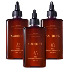 SAHOLEA 森歐黎漾 質進化 咖啡因頭皮深層洗前淨化液, 3瓶, 200ml