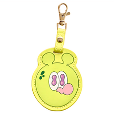 YENDAR 研達 KINGJUN 皮革吊飾 BT 約6.7x8公分, BT 黃色, 1個