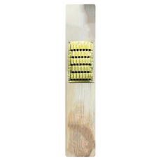 駱駝牌 木柄菜撮(5*6)(K199) 台灣製 460*85*15mm, 原木色 + 金色, 1個