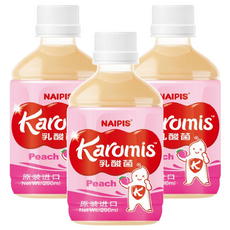 NAIPIS KAROMIS 乳酸菌飲料 (水蜜桃) 290ml, 3瓶