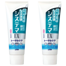 LION 獅王 Systema 細潔 浸透護齦EX牙膏，有助於減少牙齦問題，幫助保持口氣清新，減少蛀牙風險, 130g, 2條