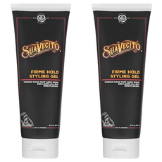 Suavecito Firme Hold Styling Gel 古龍水強黏髮膠 增加光澤 持久整天 不剝落, 237ml, 2條
