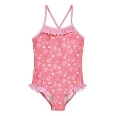 playshoes 抗UV防曬兒童連身泳裝 可愛荷葉邊設計 透氣材質