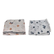 E.City 北歐風大款衣被搬家打包收納袋, 特大(70 x 50 x 30cm) + 大(60 x 50 x 25cm), 1組