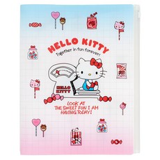 SANRIO 三麗鷗 6層文件夾附夾鍊袋, Hello Kitty, 1個
