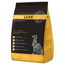 PURELUXE 純華 全齡貓用天然無穀室內糧, 鮭魚+豌豆, 400g, 1袋