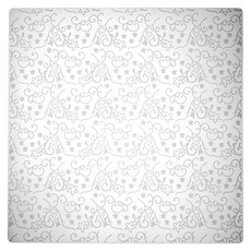 KitchenCraft 翻糖點心壓模墊 花草, 透明色, 1個