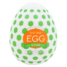 TENGA EGG WONDER 歡樂系列 STUD 螺點, 1個, 螺點 綠色 + 白色