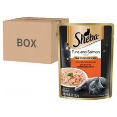 Sheba 希寶 鮮饌包 貓主食餐包 70g x 12包, 鮪魚 + 鮭魚, 48包