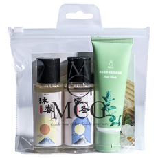 MCG 米璽聚 GO PRETTY 旅行包 凜冬淨化洗髮精 60ml + 沐春潤活洗髮精 60ml + 魔法叢林奇蹟修護髮膜 50ml, 1組