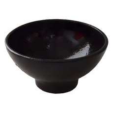 強化13.8井 -日本製 寬14cm / 高7.5cm 容量320mL 材質陶瓷, 黑, 1個