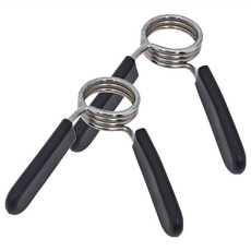 AB Sport 配件 奧林匹克彈簧夾 PVC鋼材質 台灣製 一組(2入), 黑色, 1組