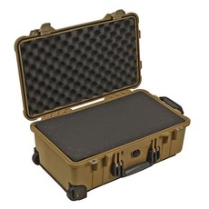 PELICAN 派力肯 公司貨 含輪座/泡棉氣密箱 沙漠黃, 1個, 1510