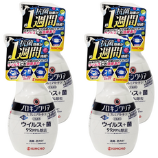 KINCHO 金鳥 台灣公司貨 諾羅out速效抗菌防霉消臭噴霧, 300ml, 4瓶