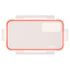 valira 薇拉 防漏氣密矽膠條保鮮盒蓋 500ml~1L適用 19 x 11 x 2cm 透明色, 1個