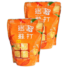 盛香珍 椒麻迷你蘇打餅, 150g, 2包