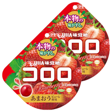 UHA 味覺糖 Cororo 酷露露 Q糖 草莓口味, 40g, 2包