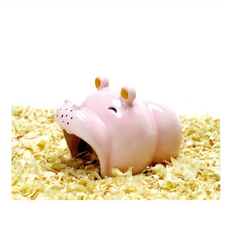 Hippo House 陶製河馬倉鼠屋 尺寸11x7.5x7公分 AM062, 河馬, 1個
