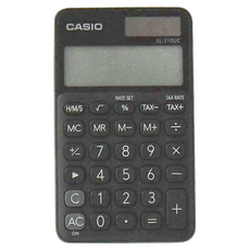 CASIO 卡西歐 計算機, 黑色, 1個