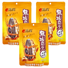 洽洽 焦糖瓜子，香甜入味，酥脆好吃，160g, 3包
