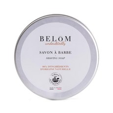 法國馬賽皂之家BELŌM質感紳士經典刮鬍皂, 150g, 軟化鬍鬚, 呵護肌膚, 1個