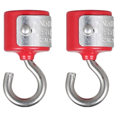 DULTON 工業風強力磁鐵掛勾, 紅色, 2個